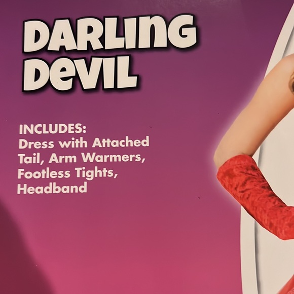Girls, darling devil Halloween costume - Picture 3 of 15